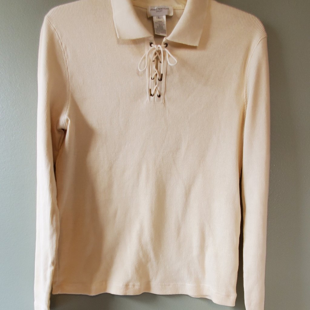 Jones Ny Ribbed Long Sleeve